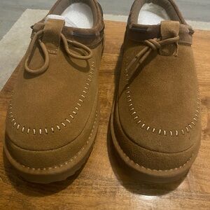 Classic Brown Suede Moccasins for Women